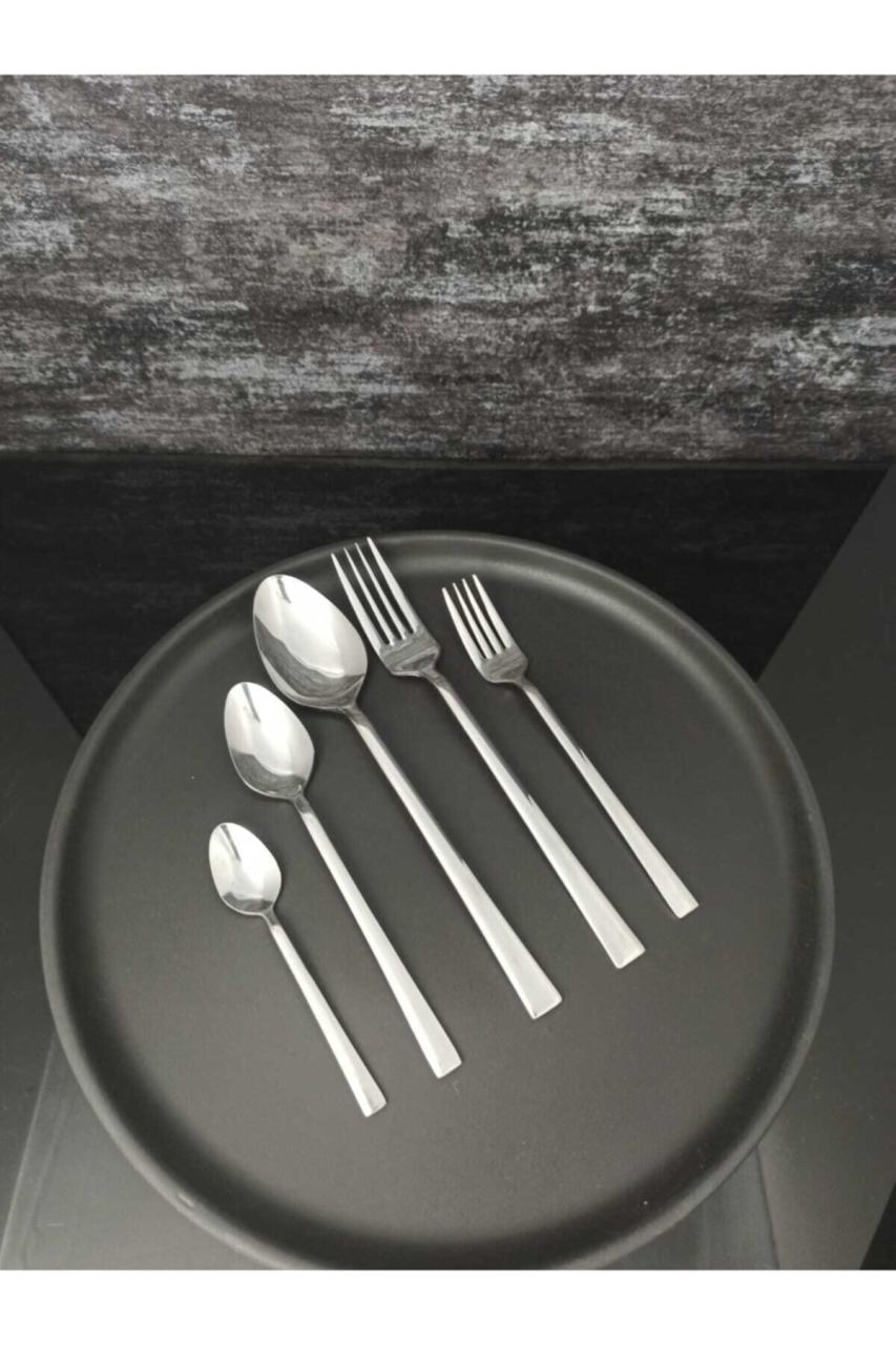AKİRA HOME Sade 30 Parça Çatal Kaşık Takımı