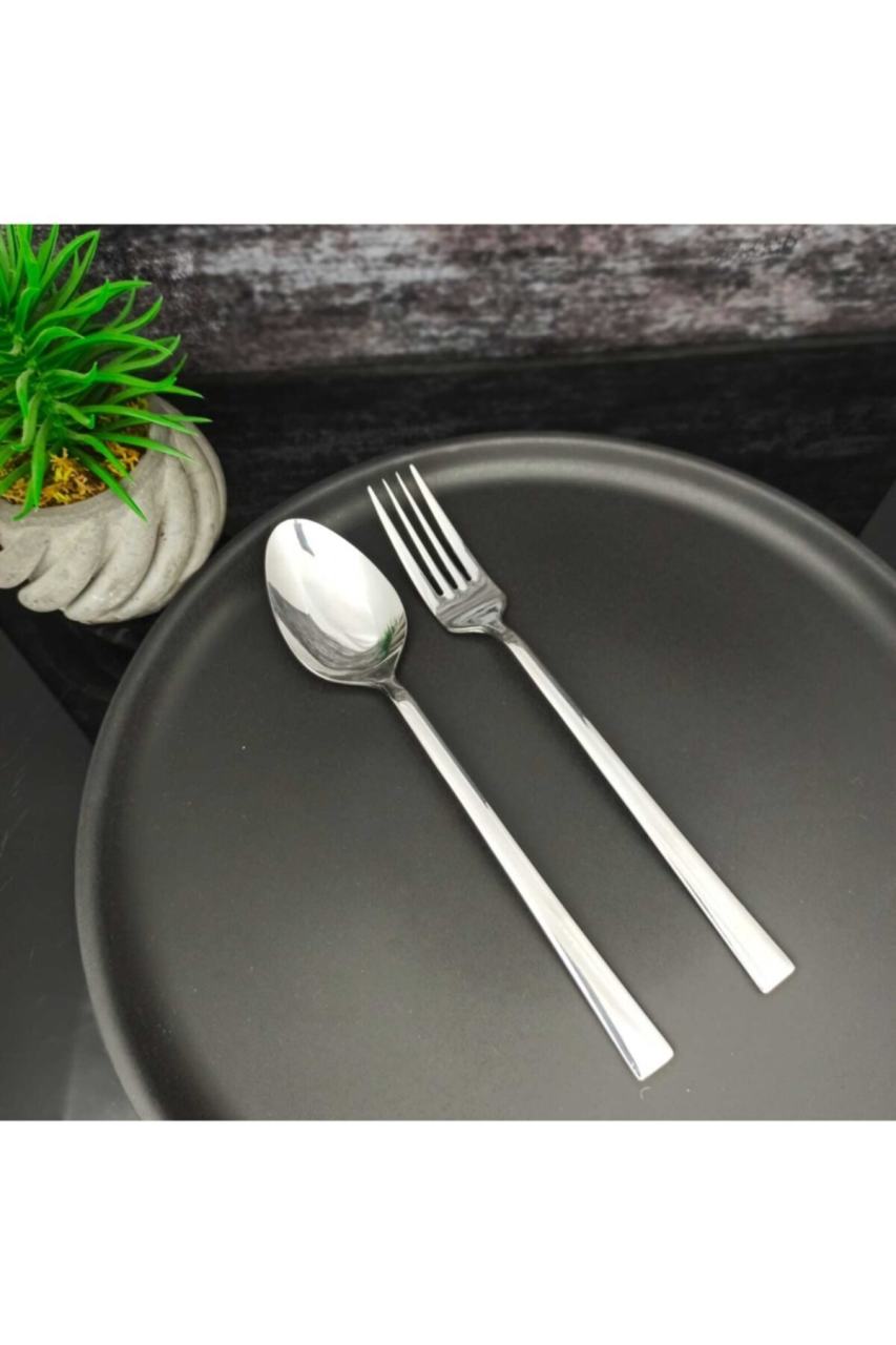 AKİRA HOME Sade 30 Parça Çatal Kaşık Takımı - Görsel 3