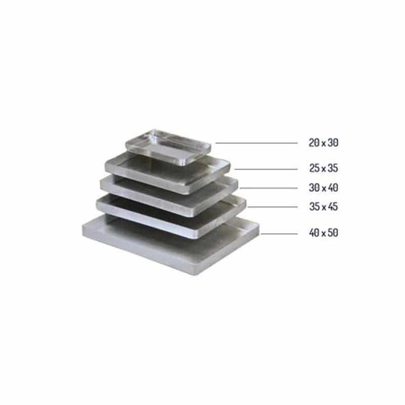 Almetal Köşeli Kalın Alüminyum Baklava Tepsisi, 1000 gr, 35x45x4 cm - Görsel 3