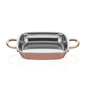 Altınbaşak A 101KS 14 Multi Metal Kare Sahan 12x14 cm Bakır