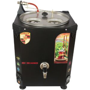 Ankun 2 Demlikli Elektrikli Çay Kazanı, 25 LT Şamandıralı Siyah