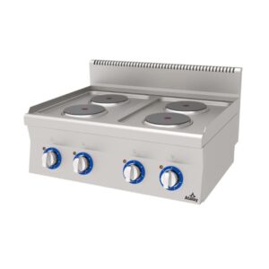 Atalay 600 Seri 4 Yuvarlak Pleytli Ocak Set Üstü Elektrikli 80x60 Cm