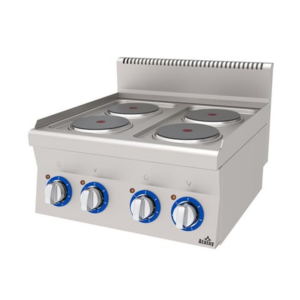 Atalay 600 Seri 4 Yuvarlak Pleytli Ocak Set Üstü Elektrikli 60x60 Cm