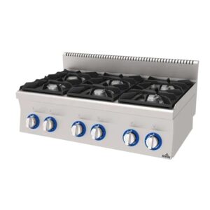 Atalay 600 Seri 6 Gözlü Ocak Set Üstü Gazlı 100x60 Cm