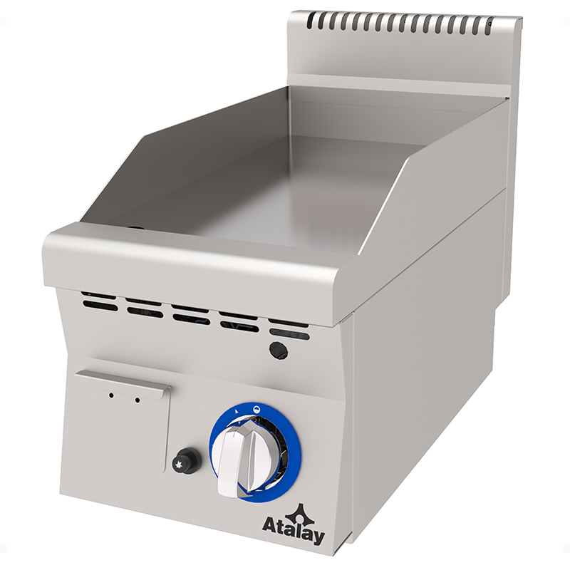 Atalay 600 Seri Düz krom Pleyt Izgara Set Üstü Gazlı 30x60 Cm