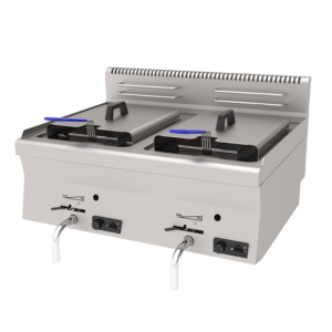 Atalay 600 Seri Fritöz Set Üstü Gazlı 13+13 Lt 80x60 Cm