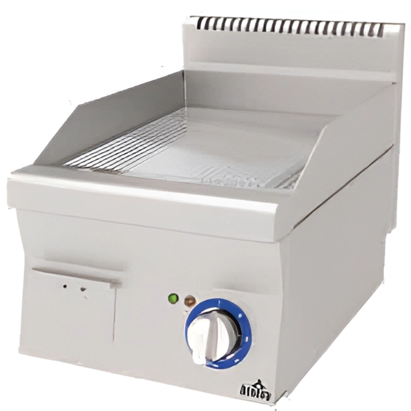 Atalay 600 Seri Nervürlü Krom Pleyt Izgara Set Üstü Elektrikli 40x60 Cm