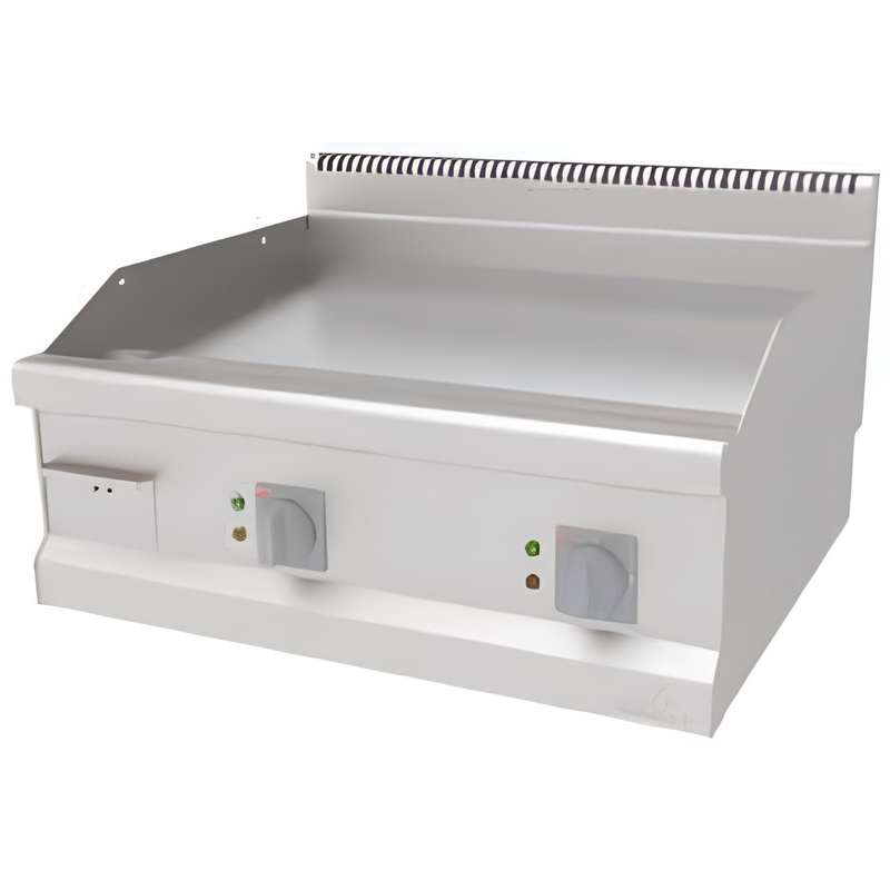 Atalay 700 Seri Düz Krom Pleyt Izgara Set Üstü Elektrikli 80x70 Cm