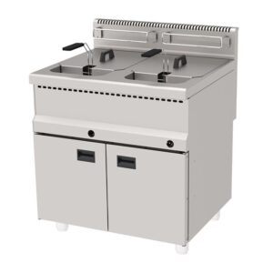 Atalay 700 Seri Fritöz Dolaplı Gazlı 22+22 Lt 80x70 Cm