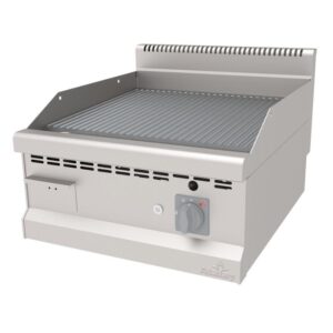 Atalay 700 Seri Nervürlü Pleyt Izgara Set Üstü Gazlı 60x70 Cm