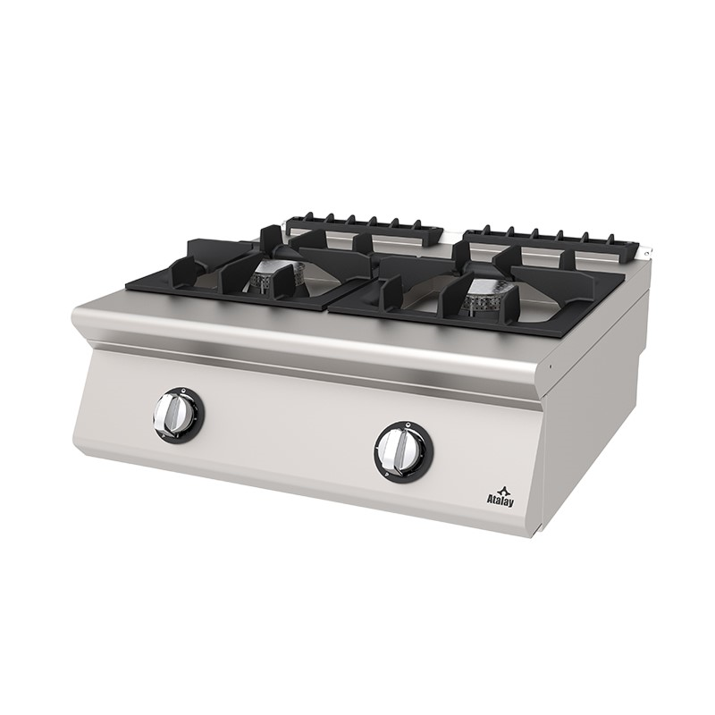 Atalay 730 Seri 2 Gözlü Ocak Set Üstü Gazlı 80x73 Cm