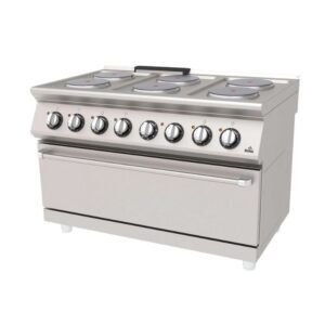 Atalay 730 Seri Kuzine Fırın 6 Yuvarlak Pleytli Elektrikli 120x73 Cm