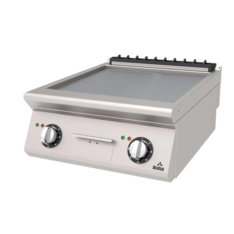 Atalay 730 Seri Yarı NervürlüAtalay 730 Seri Yarı Nervürlü Pleyt Izgara Set Üstü Elektrikli 60x73 Cm Pleyt Izgara Set Üstü Elektrikli 60x73 Cm