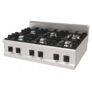 Atalay 900 Seri 6 Gözlü Ocak Set Üstü Gazlı 120x90 Cm