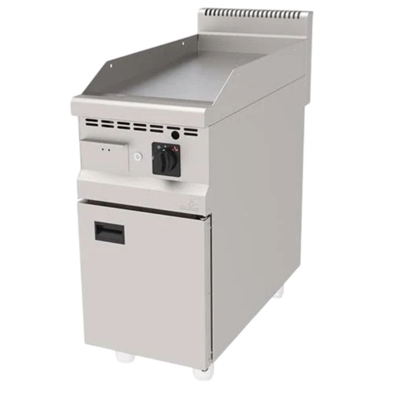 Atalay 900 Seri Düz Krom Pleyt Izgara Dolaplı Gazlı 40x90 Cm