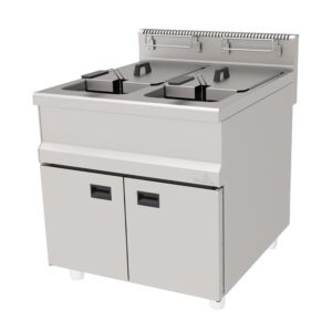 Atalay 900 Seri Fritöz Dolaplı Gazlı 30+30 Lt 80x90 Cm