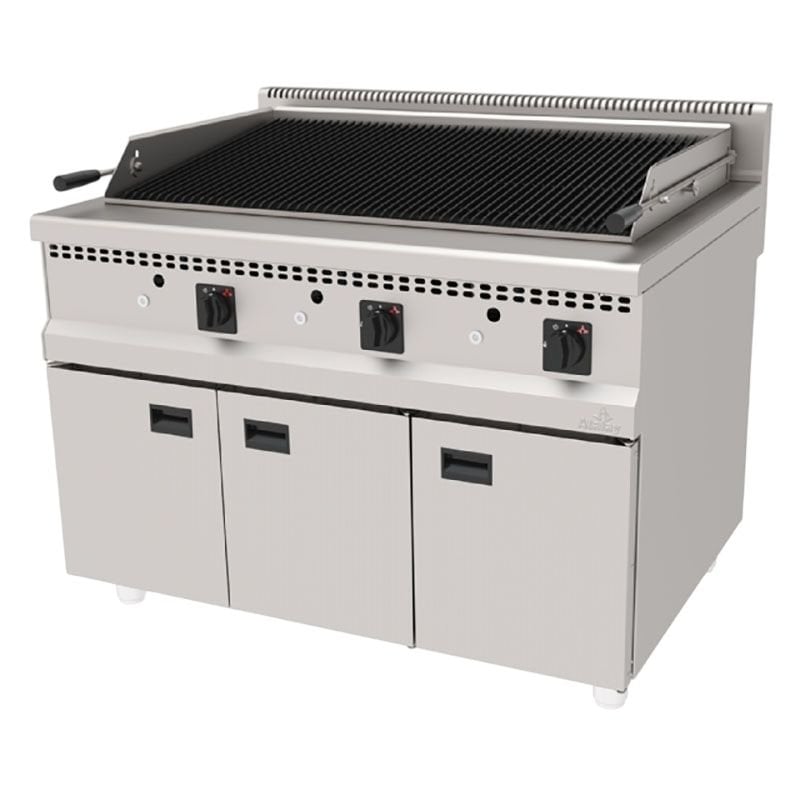 Atalay 900 Seri Lavataşlı Döküm Izgara Su Çekmeceli Dolaplı Gazlı 120x90 Cm