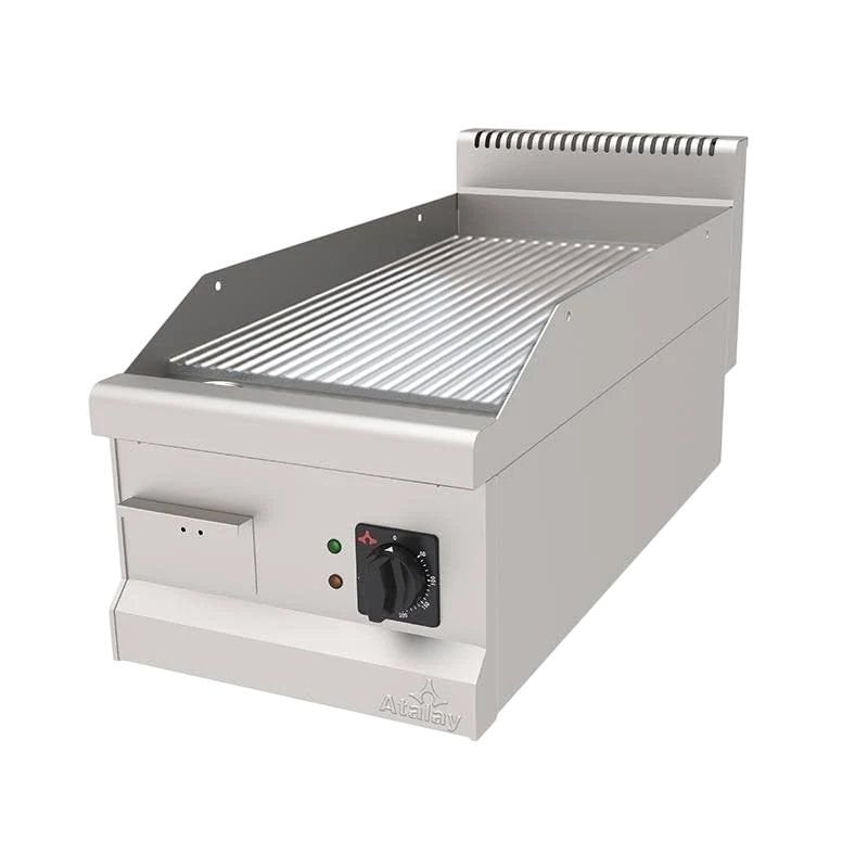 Atalay 900 Seri Nervürlü Krom Pleyt Izgara Set Üstü Elektrikli 40x90 Cm