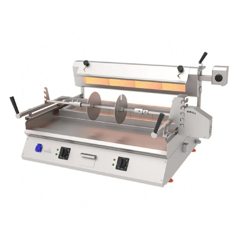 Atalay ACAG-02 Yatay Et Pişirme Makinesi Cağ Kebabı Elektrikli - 400 V