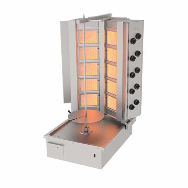 Atalay ADG - 10 A Döner Ocağı Alttan Motorlu V Tip 5+5 Radyanlı Gazlı