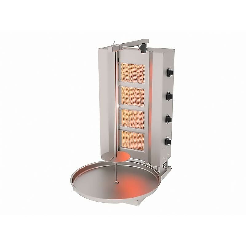 Atalay ADG - 4 S Döner Ocağı Sabit 4 Radyanlı Gazlı