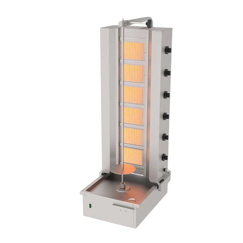 Atalay ADG - 6 A Döner Ocağı Alttan Motorlu Hareketli 6 Radyanlı Gazlı