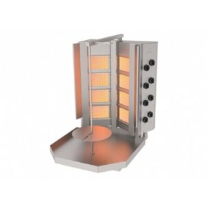 Atalay ADG - 8 S Döner Ocağı V Tip Sabit 4+4 Radyanlı Gazlı