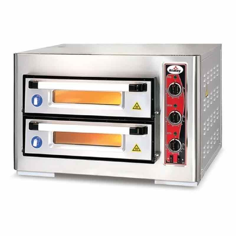 ATALAY APF-40/2 Pizza Fırını 40x40 Çift Katlı