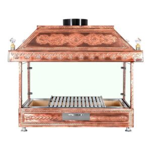 Ateşe Bakır Açık Ocakbaşı Izgara, Davlumbazlı, 150 cm