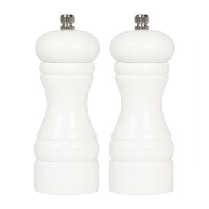 Biradlı BRD-232 Metal Tuz ve Karabiber Değirmeni, 2\'li, 13 cm, Beyaz