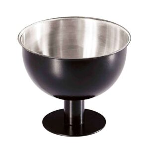 Biradlı BRD-3074 Çelik Punch Kasesi, 20x20 cm, Siyah