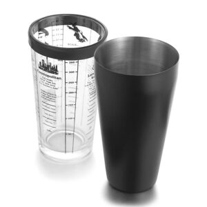 Biradlı BRD-3198 Boston Shaker, 700 ml, Siyah