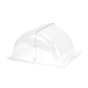 Biradlı Groovy GRV-3322 GN 1/2 Rolltop Polikarbon Kapak, 33x27x16 cm