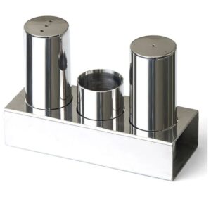 Biradlı GRV-103 Yuvarlak Kalık Tuzluk Takımı, 3\'lü