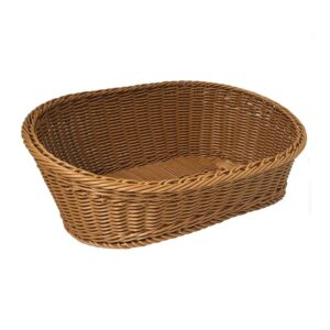 Biradlı GRV-2419-D Oval Plastik Sunum Sepeti, 45x30x8/16 cm