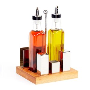 Biradlı GRV-279 Kare Yağlık ve Tuzluk Takımı, 6\'lı, 250 cc