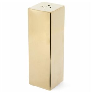 Biradlı GRV-57 Tekli Kare Tuzluk, 3x8 cm, Altın