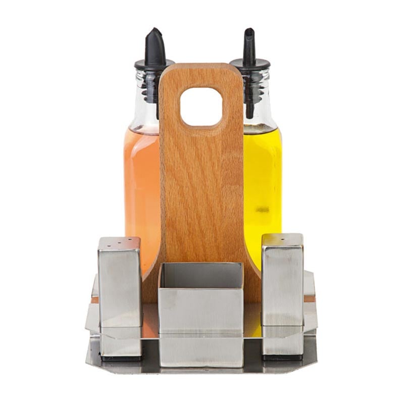 Biradlı GRV-825 Yağlık ve Tuzluk Seti, 5\'li