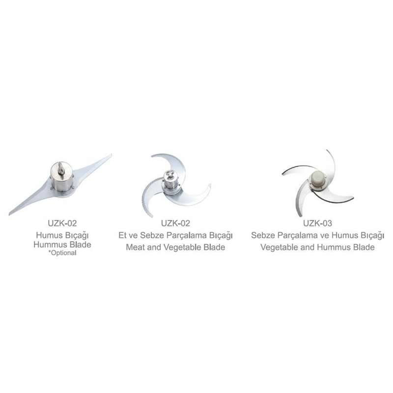Bosfor UZK-02 Set Üstü Et-Sebze Parçalama Ve Humus Makinesi - Görsel 2