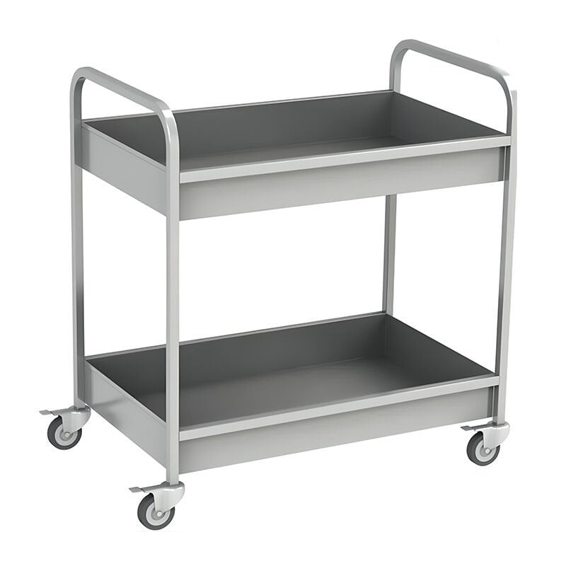 By Kitchen 2 Raflı Boş Toplama Arabası, DBTA-02