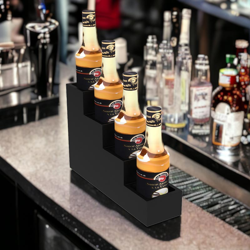 Decorelax 4 Bölmeli 4 Katlı Şurup ve Sos Standı, Siyah - Görsel 3