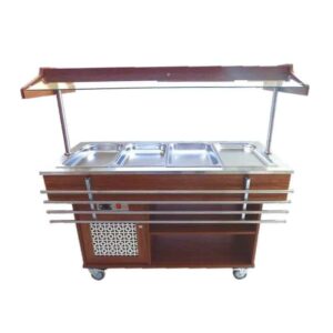 Dora 4 Gözlü Saladbar, 4 x GN 1/1 Kapasiteli