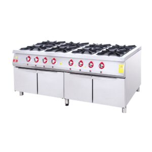 DRN Dolaplı Ocak 8'li   200x100   Gazlı