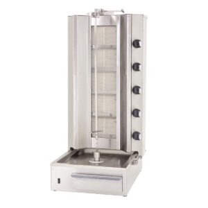 DRN Döner Ocağı-Gazlı 5 Gözlü-Alttan Motorlu