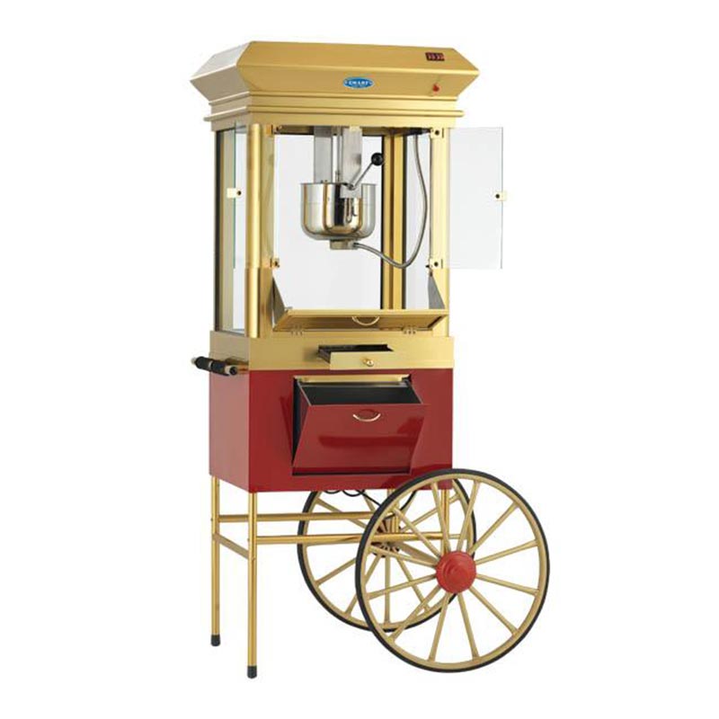 Emart Alanya Mısır Patlatma Arabası 90x50x180 cm - Görsel 2