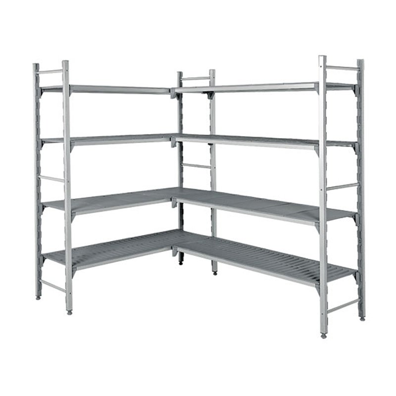 Empero 4 Katlı Polipropilen İstif Rafı Düz Tablalı 127x40x180 Cm - Görsel 2