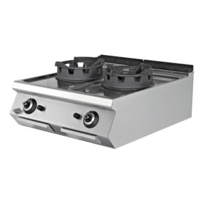 Empero 700 Plus Seri 2 Gözlü Wok Ocak Set Üstü Gazlı 80x73 Cm