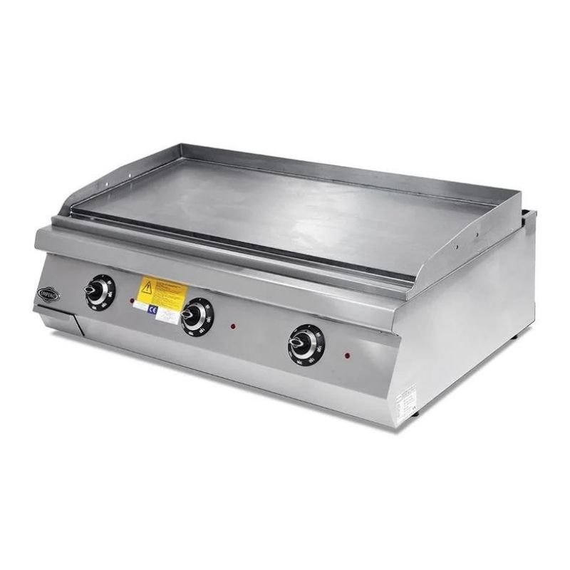 Empero 700 Plus Seri Düz Krom Pleyt Izgara Set Üstü Elektrikli 120x73 Cm