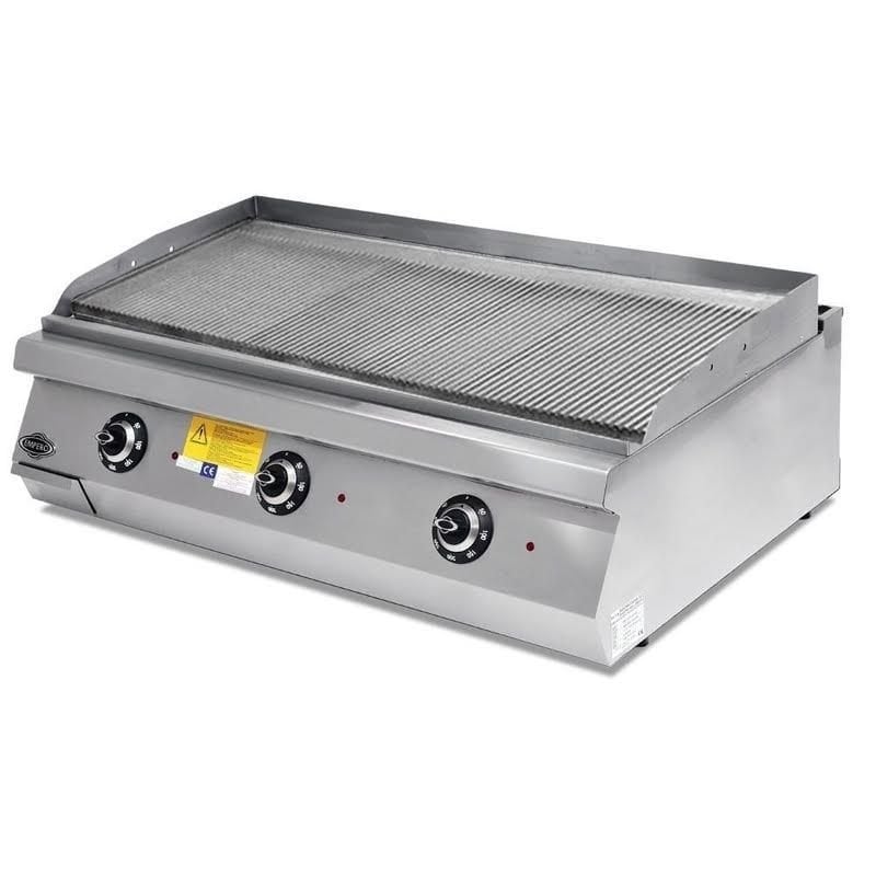 Empero 700 Plus Seri Oluklu Krom Pleyt Izgara Set Üstü Elektrikli 120x73 Cm