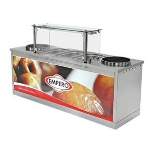 Empero EMP.LK.007 Saray ve İzmir Lokma Makinesi Tezgahı Elektrikli 220x75 Cm